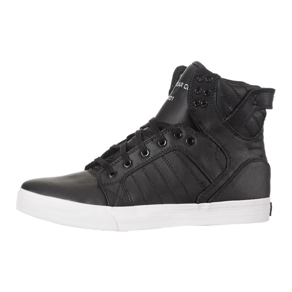 Baskets Montantes Supra SkyTop Noir Black Homme | VVV-95182058